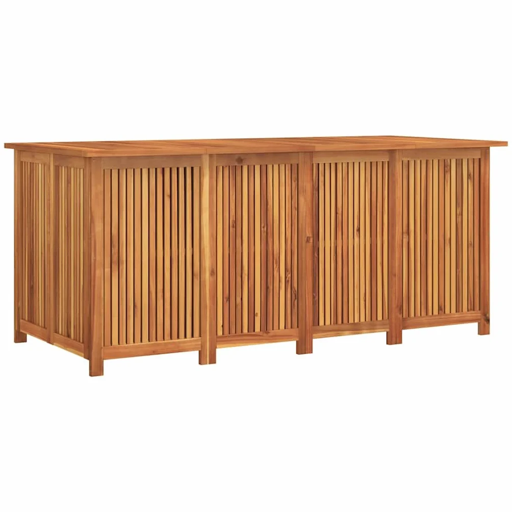 vidaXL Skrzynia ogrodowa 200x80x75 cm lite drewno akacjowe pojemnik do przechowywania