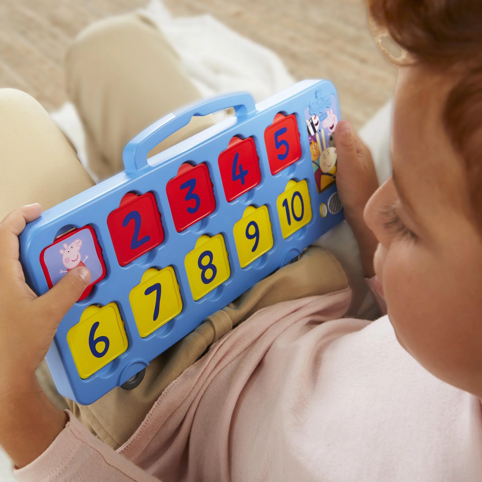 Peppa Pig Autobus liczb, zabawka do nauki liczb 1 do 10, dla dzieci