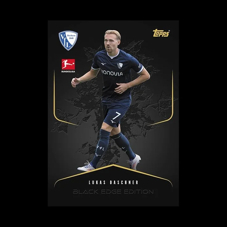 Topps Bundesliga Match Attax 24/25 - Minicynk - Dry Audio - zawiera 42 karty, w tym 3 ekskluzywne karty uniwersalne, 2 czarno-białe karty pikselowe i 2 wersje limitowane.