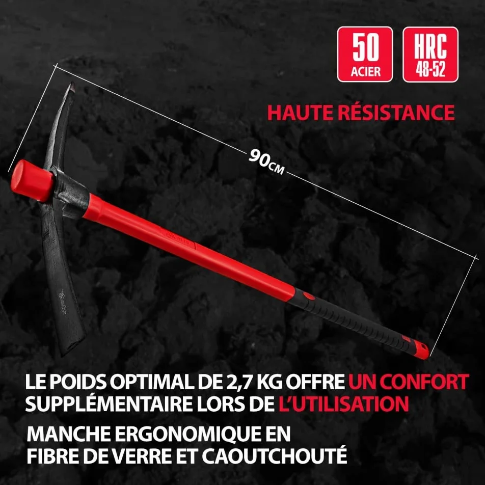 Kilof Ogrodniczy z Trzonem Fiberglass 1,5 kg 900 mm MTX