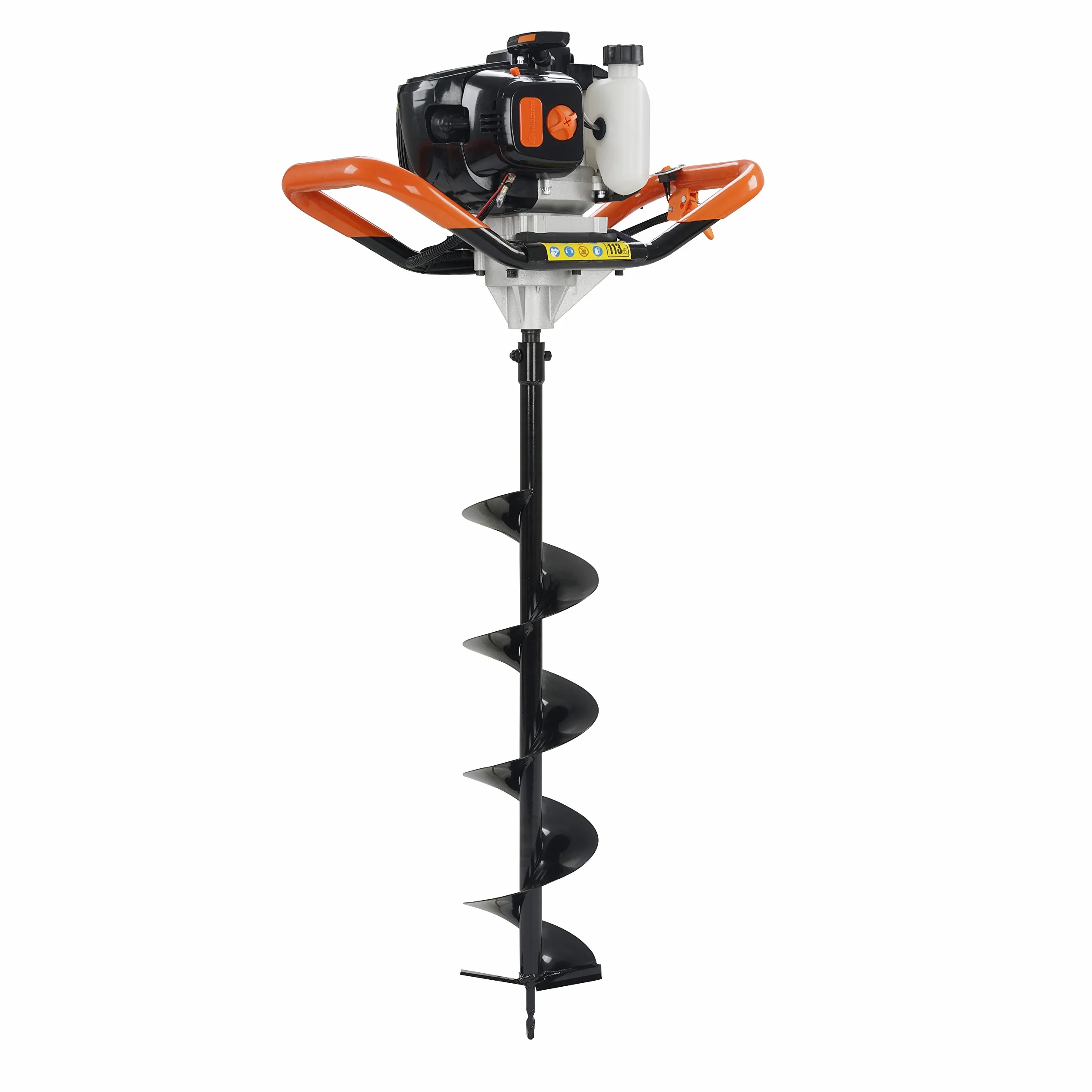 Benzynowy świder ziemny 52CC wiertarka gruntowa 10 cm 15 cm 20 cm przedłużenie
