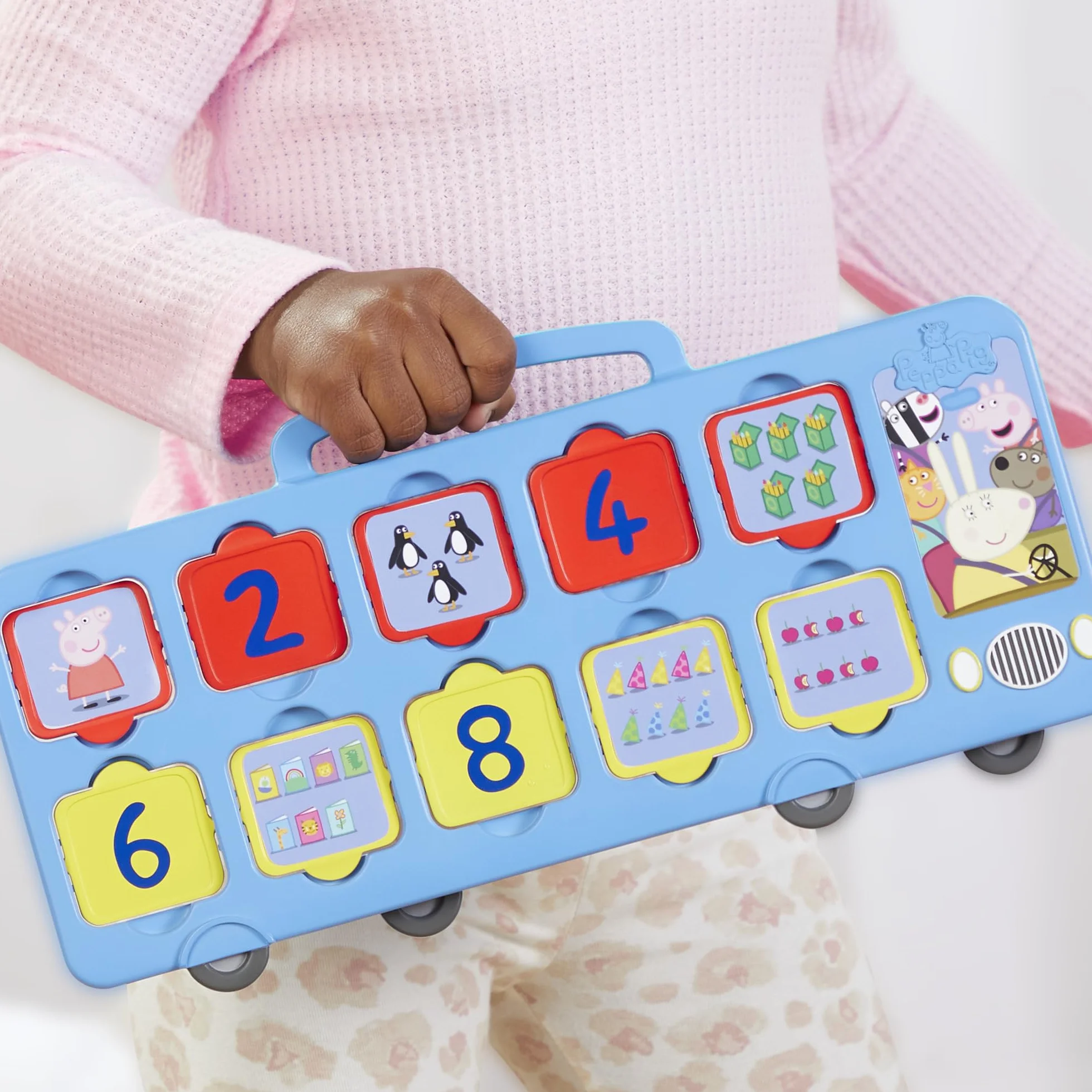 Peppa Pig Autobus liczb, zabawka do nauki liczb 1 do 10, dla dzieci