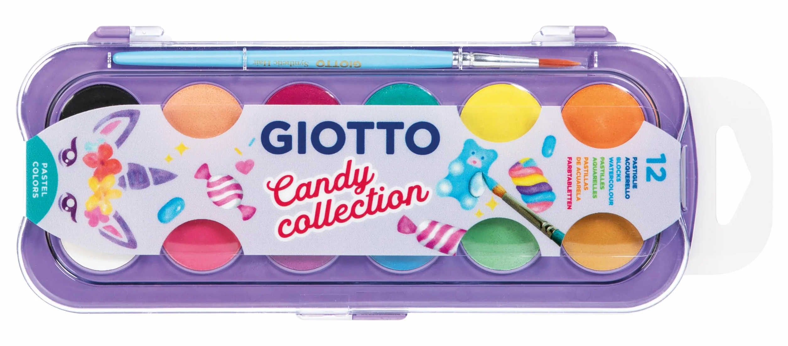 GIOTTO Akwarele Candy Collection F351600 pastelowe kolory