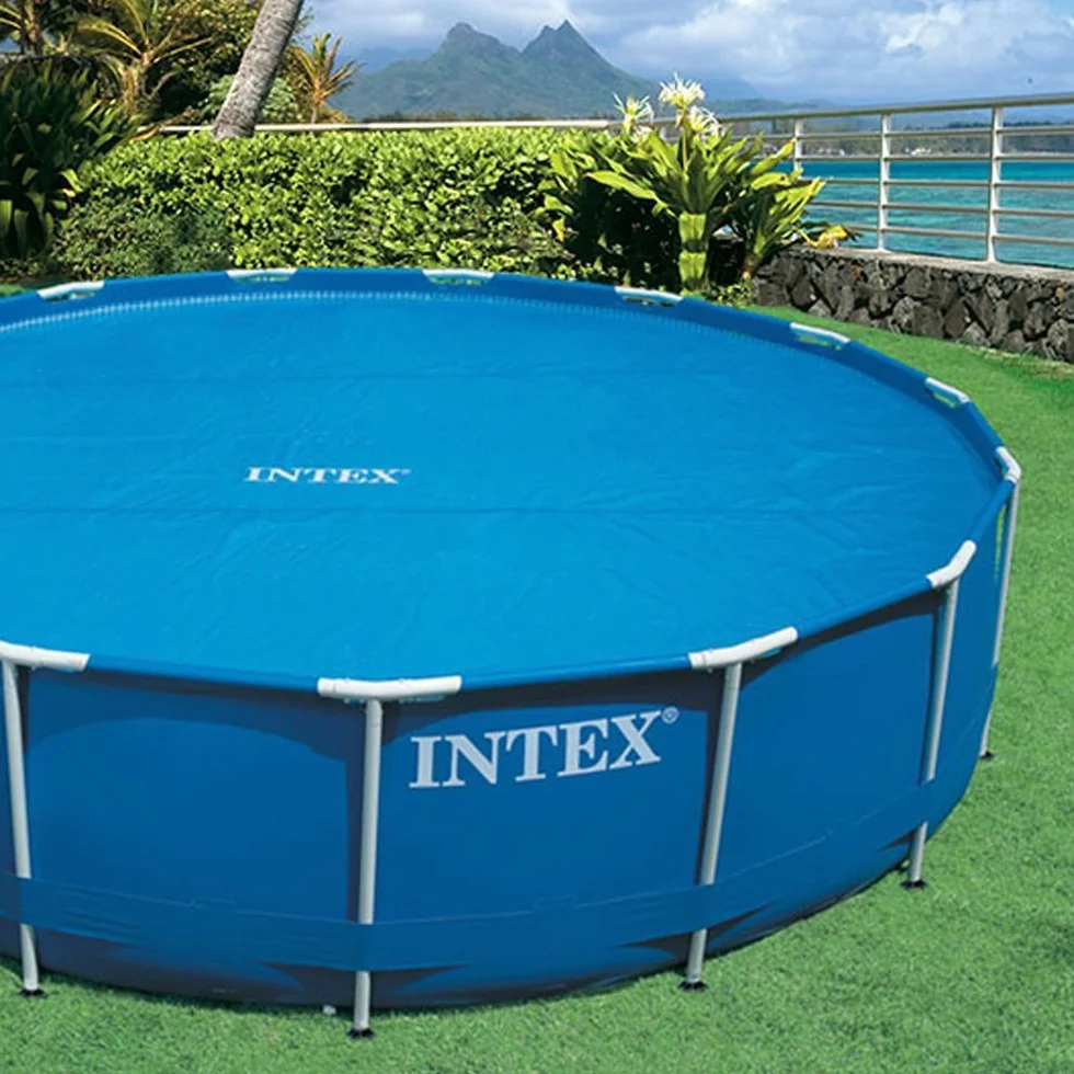 Intex Easy Set Plandeka Solarna Do Basenu Niebieski Ø 305 cm