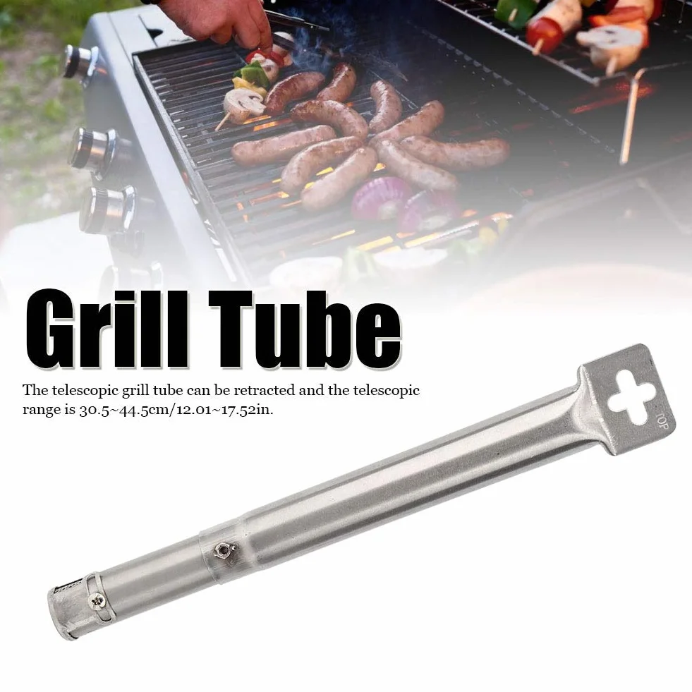 Palniki rurowe do grilla 4 szt. – przenośne palniki turystyczne na gaz do BBQ, kompatybilne z większością grilli gazowych