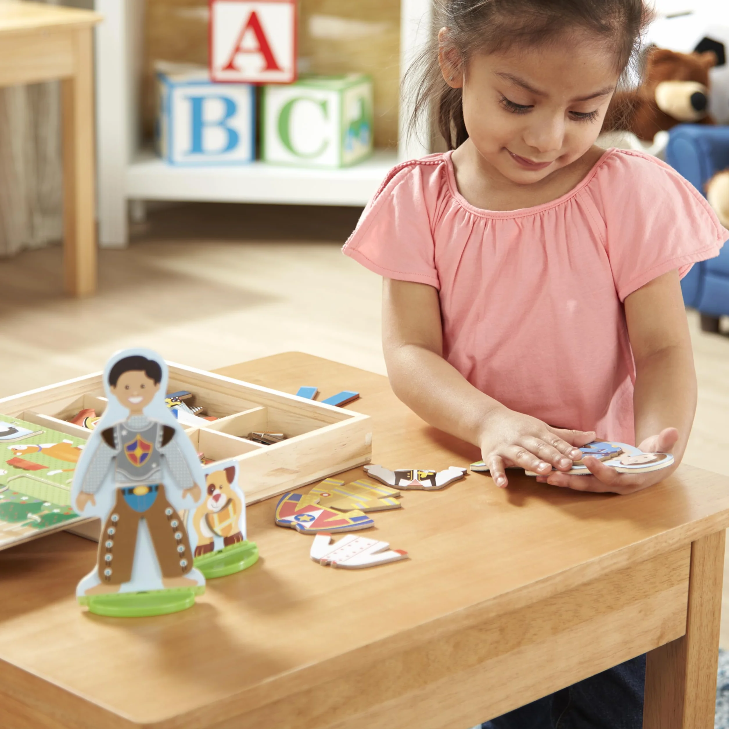 Melissa & Doug Occupations Magnetic Pretend Play Set, Pretend Play Toy, Cognitive Skills, 3+, Gift for Boy or Girl