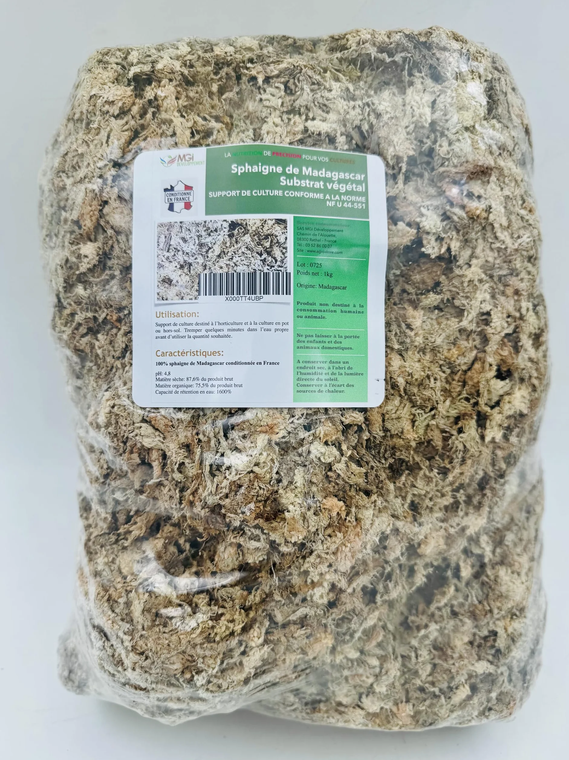 Sphagnum Moss podłoże do roślin hydroponicznych 2,20 kg 20,0 l do storczyków przesadzania rozmnażania