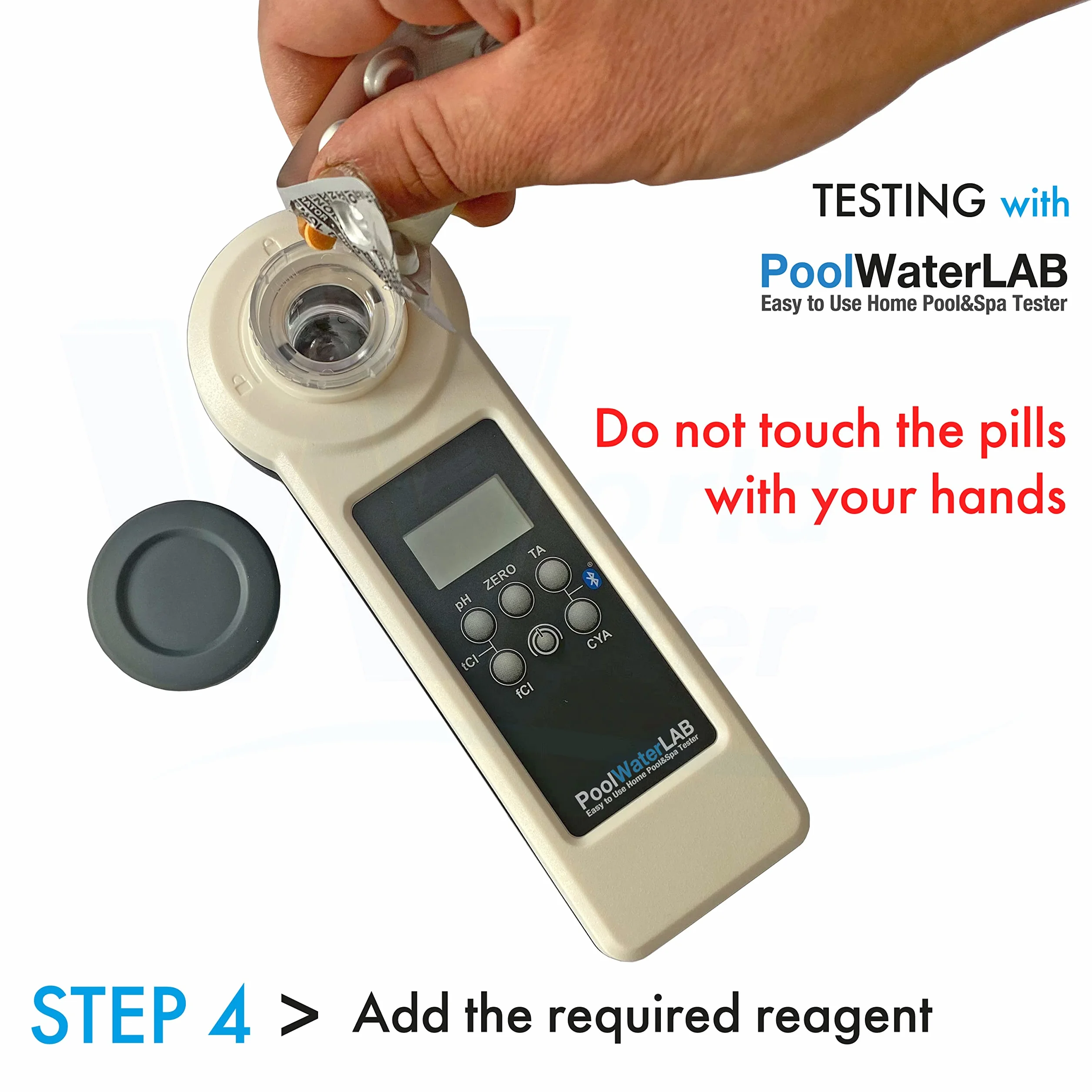 PoolLab 1.0 Special Edition 13 w 1 elektroniczny tester wody z 70 tabletkami testowymi