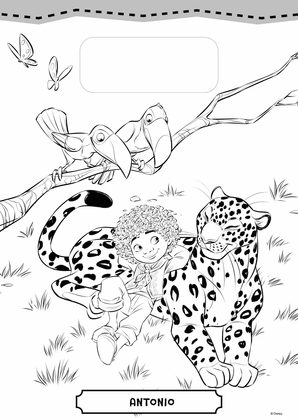 Disney Encanto: Tear Off Colouring