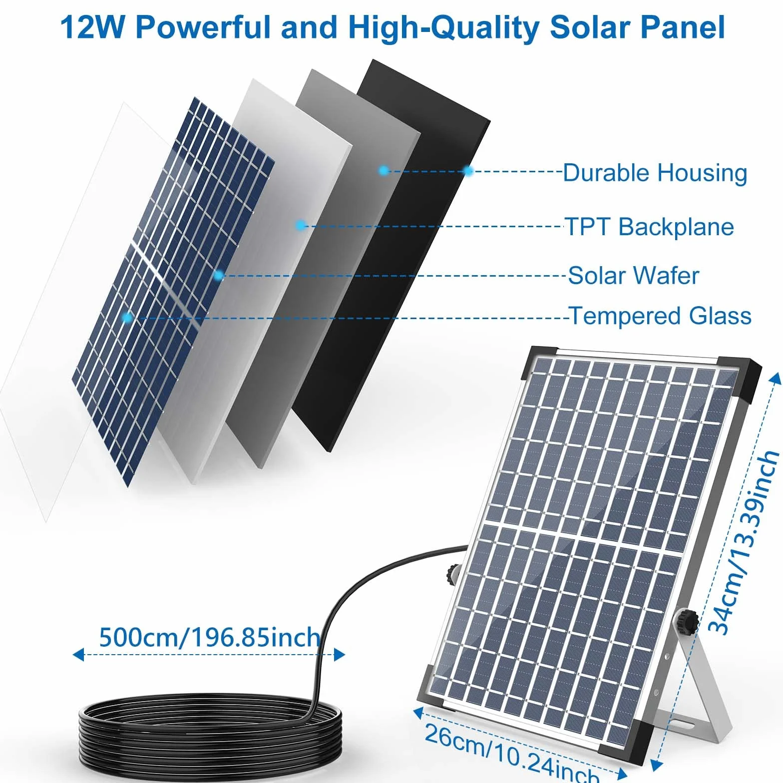 AISITIN Solarna pompa fontannowa 12 W