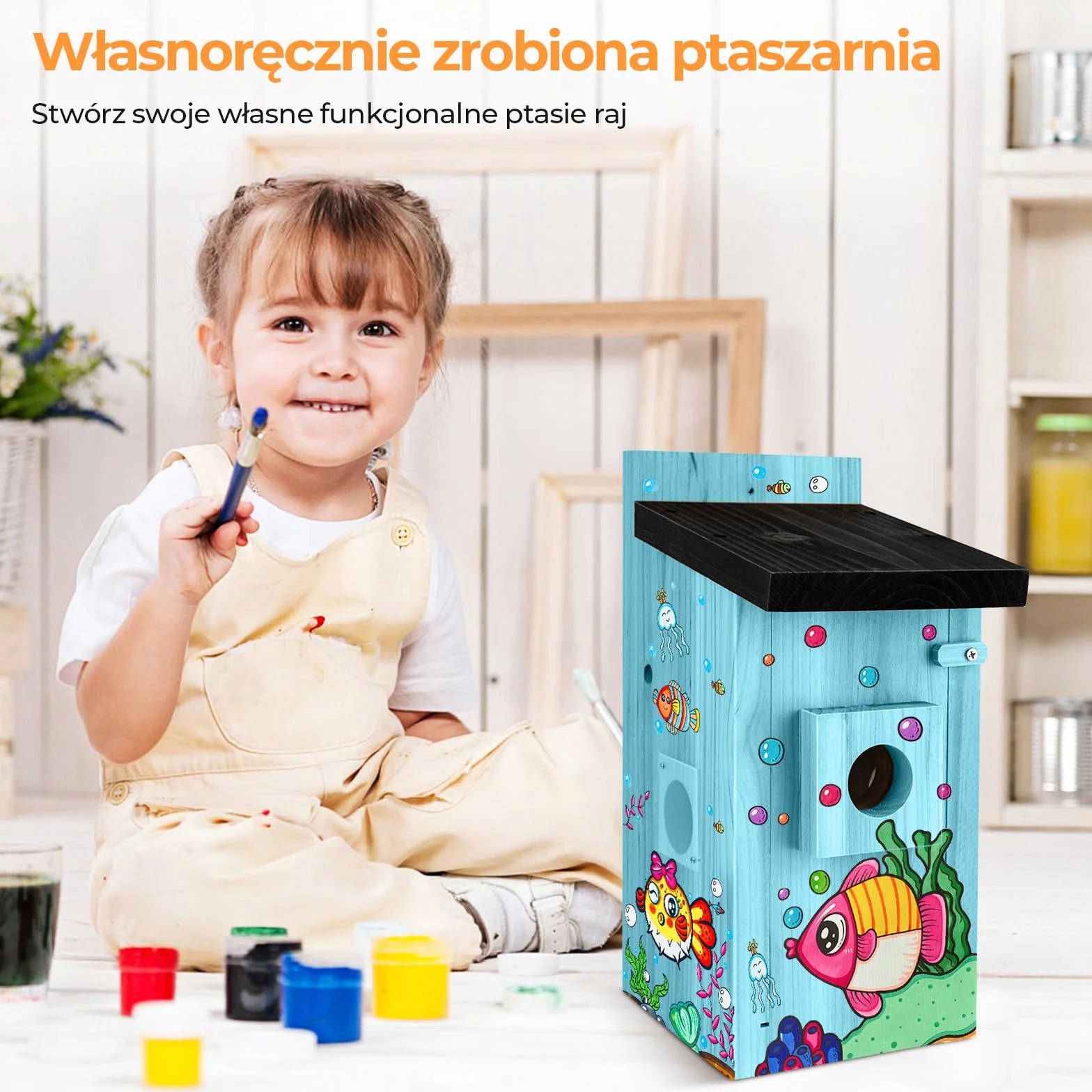 RAINBEAN Budka lęgowa z kamerą 4 miliony pikseli, obserwacja ptaków w czasie rzeczywistym