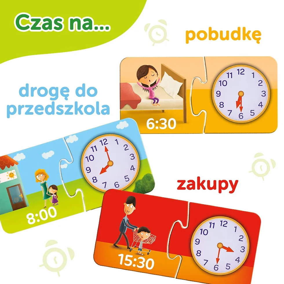 Trefl Zegar – Mały Odkrywca Gra Edukacyjna dla Dzieci w wieku 3 - 5 lat