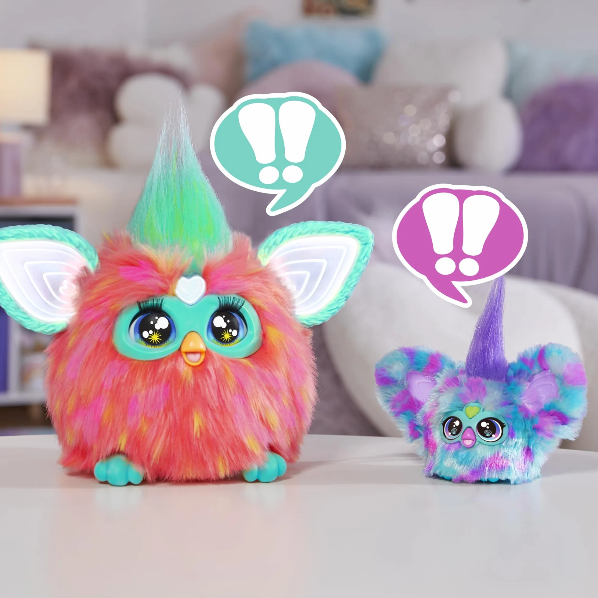 Furby Furblets Mer-May Mini elektroniczna pluszowa zabawka