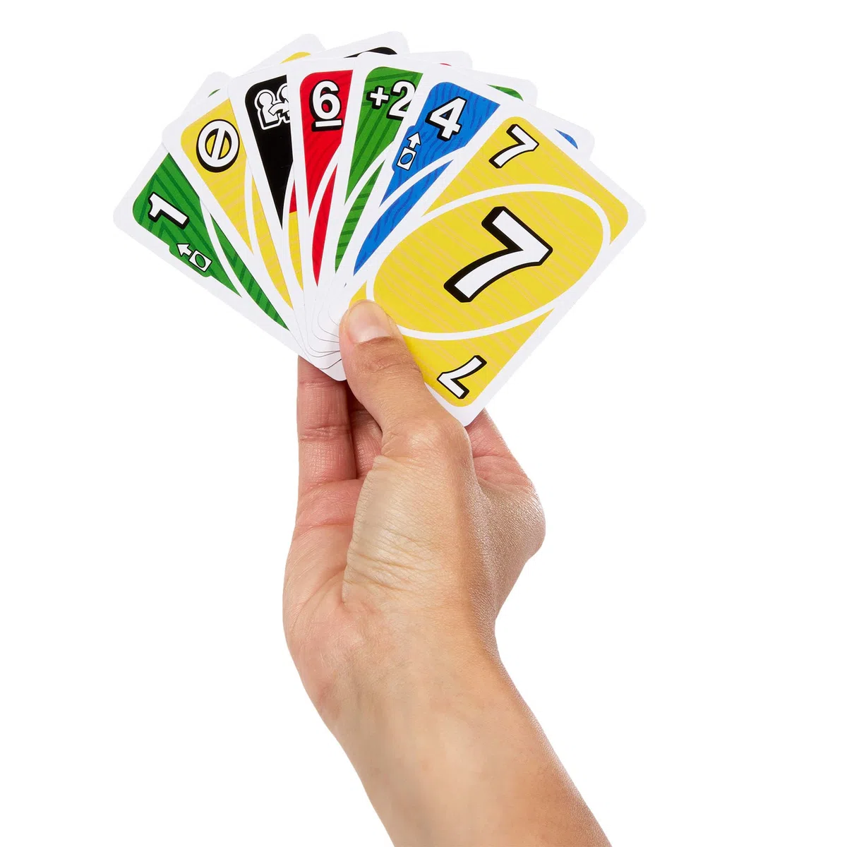 Mattel Games UNO Teams Gra karciana dla dzieci, dorosłych i rodzin na wieczór gier, imprezę i wyjazd, przeznaczona do gry w 2-osobowych zespołach, zawiera reguły specjalne, JDM40