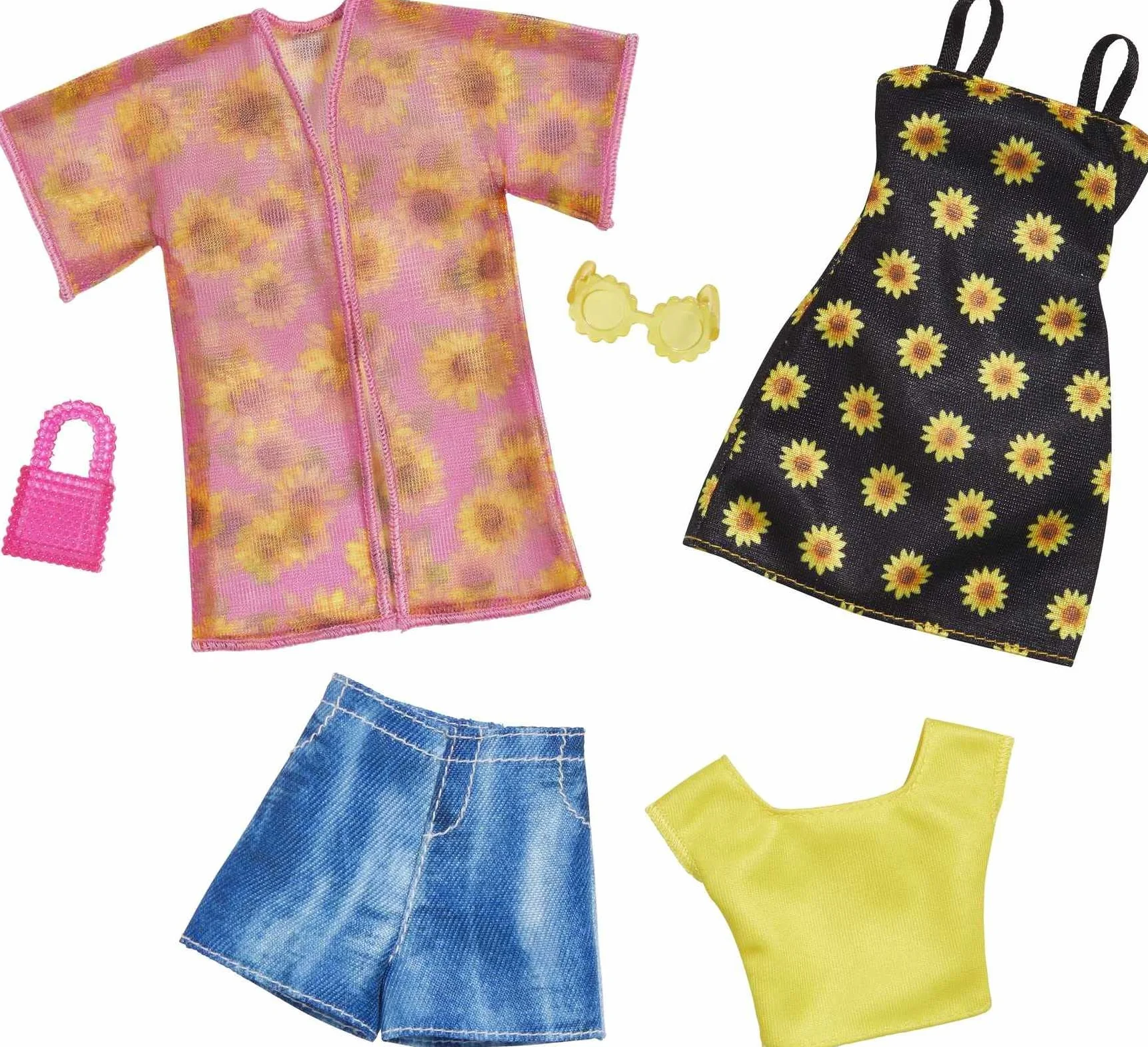 Mattel Sunflower | Zestaw 2 trybów | Barbie HBV71 | Odzież dla lalek