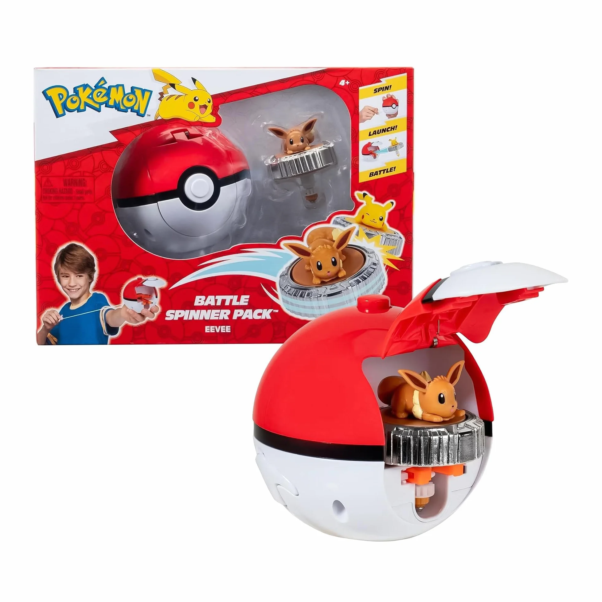 Pokémon PKW Battle Spinner Pack (Eevee & Poké Ball)