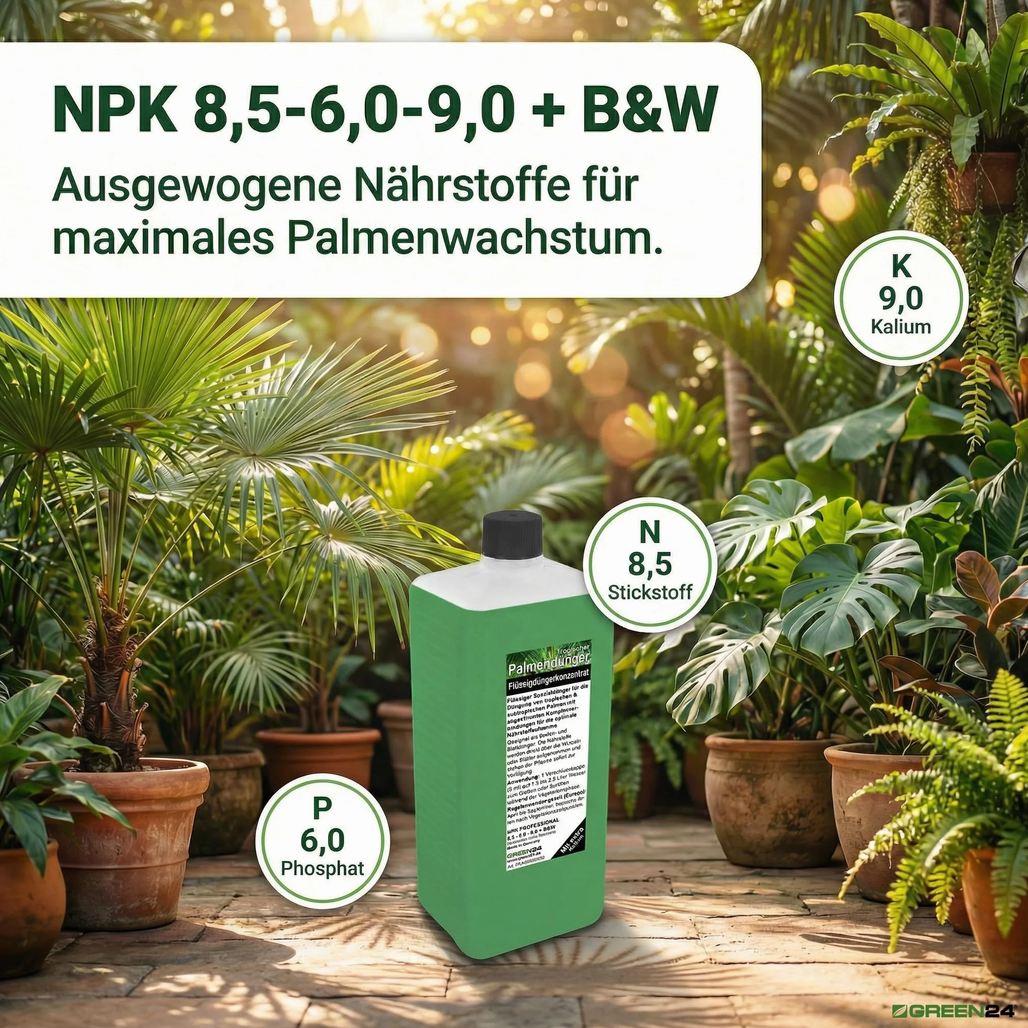 Nawóz do palm 1 l XL Profi Linie NPK pełny