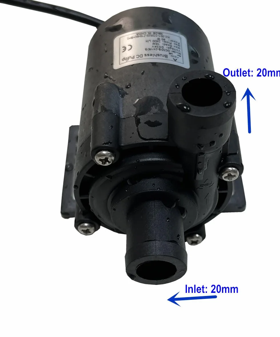 SHYSKY DC55B-24160S Pompa wysokociśnieniowa 2400LPH 16M 24V DC Bezszczotkowa Zatapialna