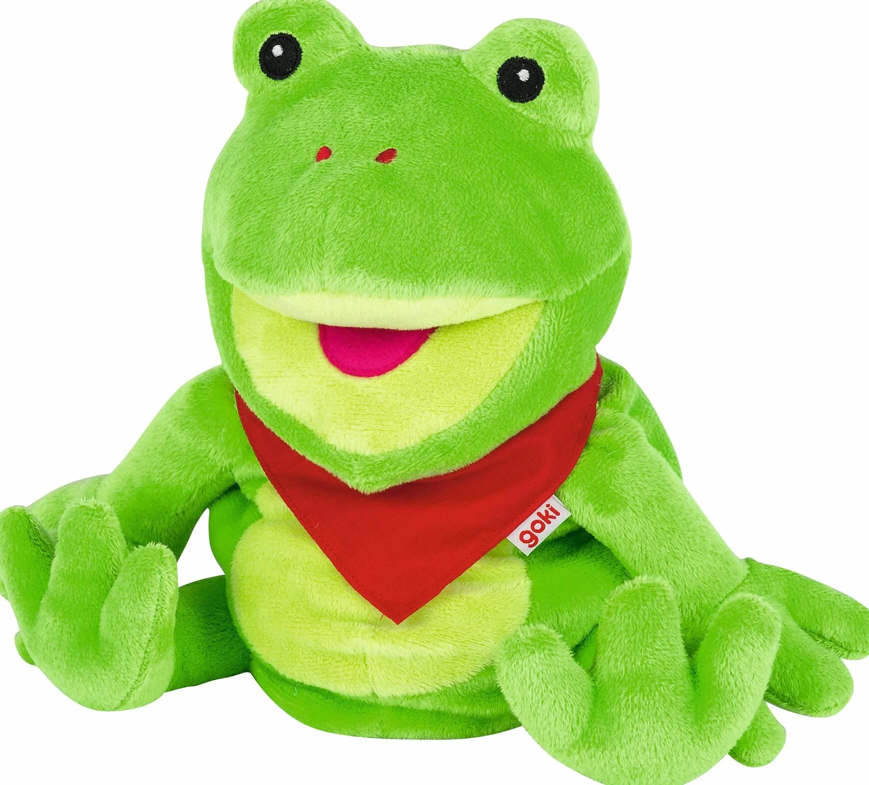 Handpuppe Frosch Frilo: H= 30 cm, Plüsch, per Stück