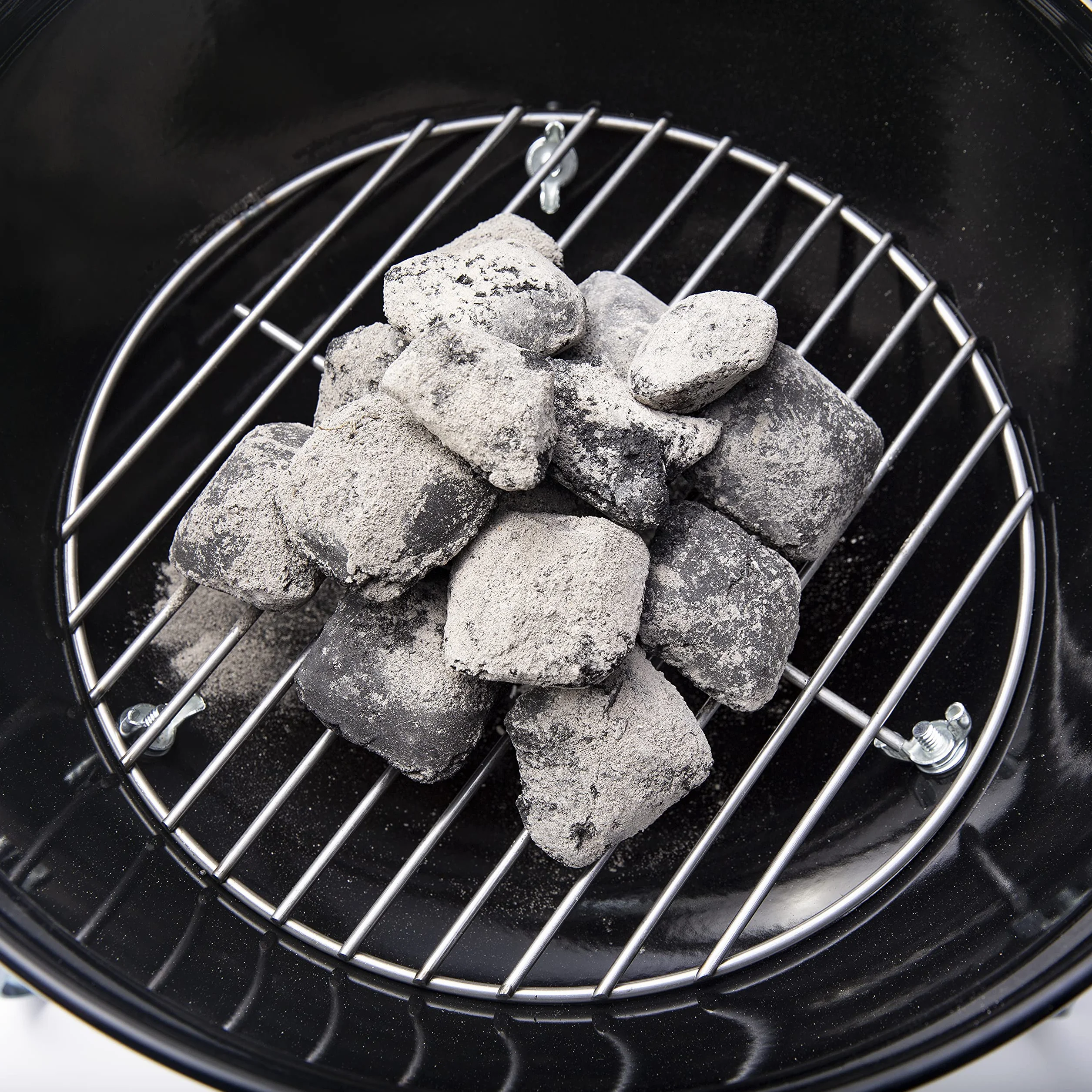 Weber Smokey Joe Original Grill węglowy Ø 37 cm, przenośny grill BBQ z emaliowaną pokrywą - Czarny