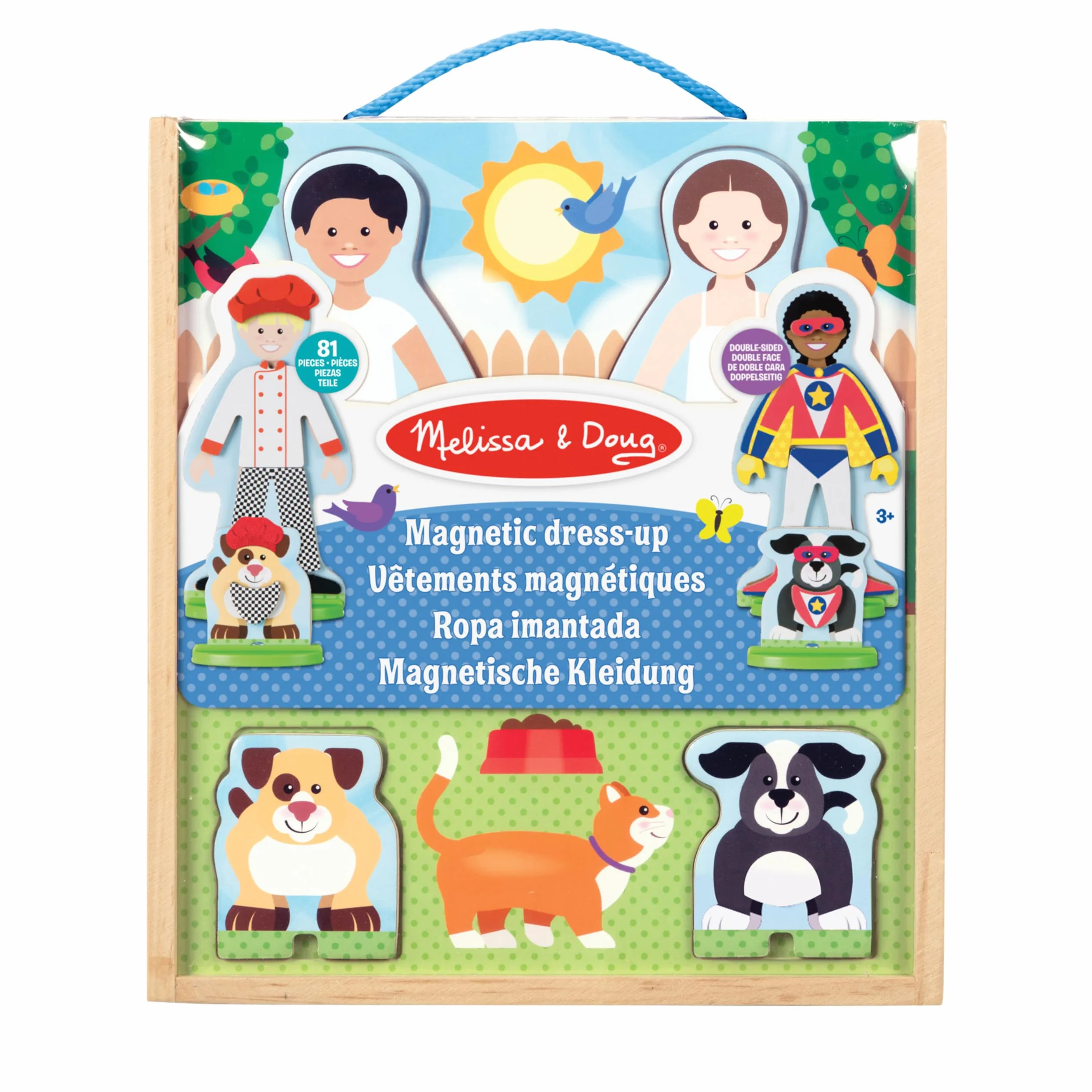 Melissa & Doug Occupations Magnetic Pretend Play Set, Pretend Play Toy, Cognitive Skills, 3+, Gift for Boy or Girl