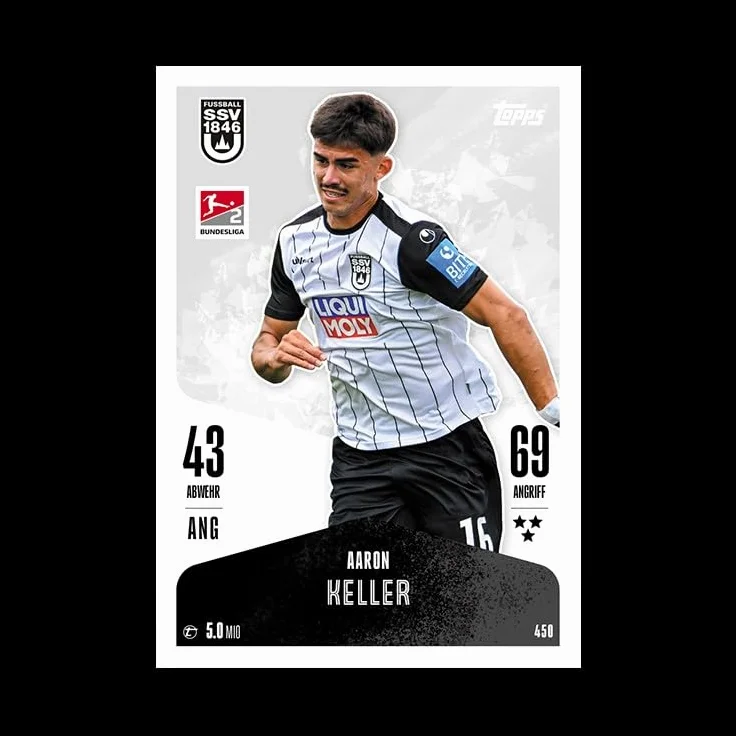 Topps Bundesliga Match Attax 24/25 - Minicynk - Dry Audio - zawiera 42 karty, w tym 3 ekskluzywne karty uniwersalne, 2 czarno-białe karty pikselowe i 2 wersje limitowane.