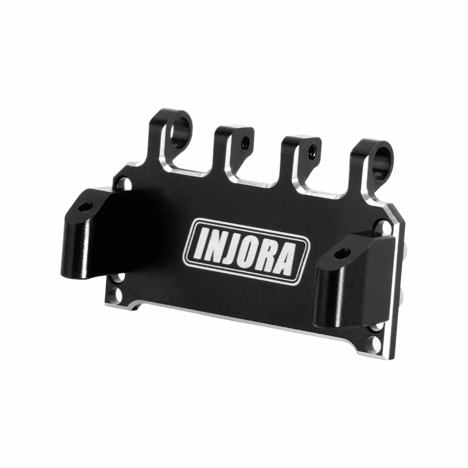 INJORA Regulowany uchwyt serwo CNC aluminium do Axial SCX24 1/24 RC Crawler Upgrade (czarny)
