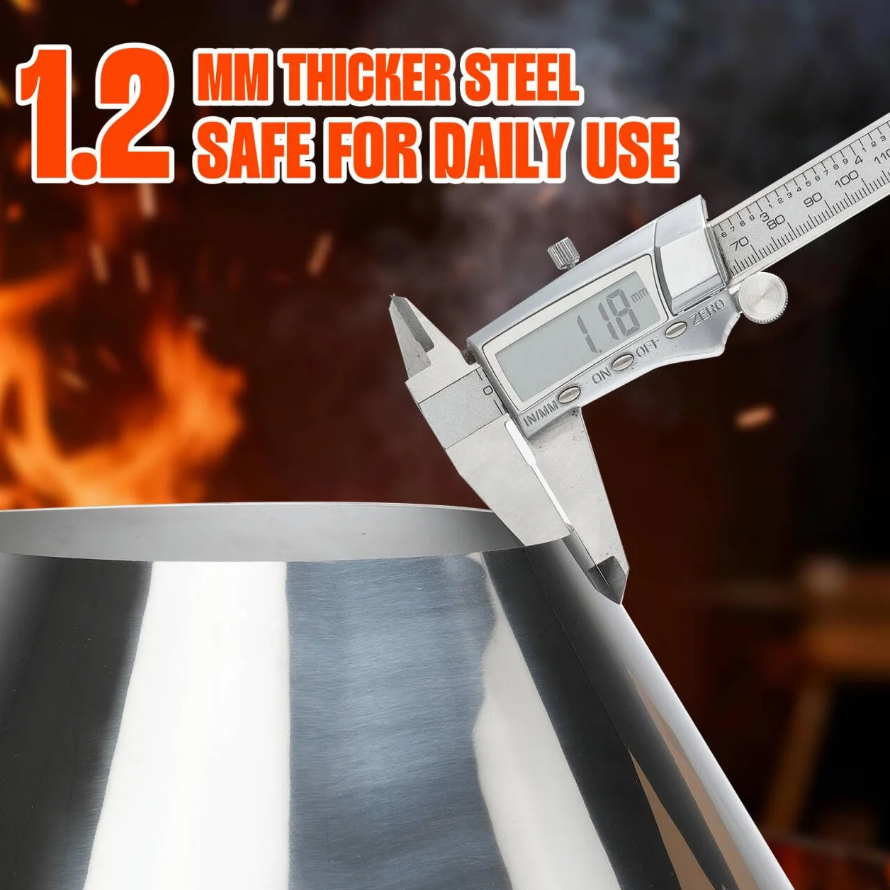 Onlyfire BBQ kosz na węgiel ze stali nierdzewnej do Weber grill 47 cm / 57 cm / 67 cm