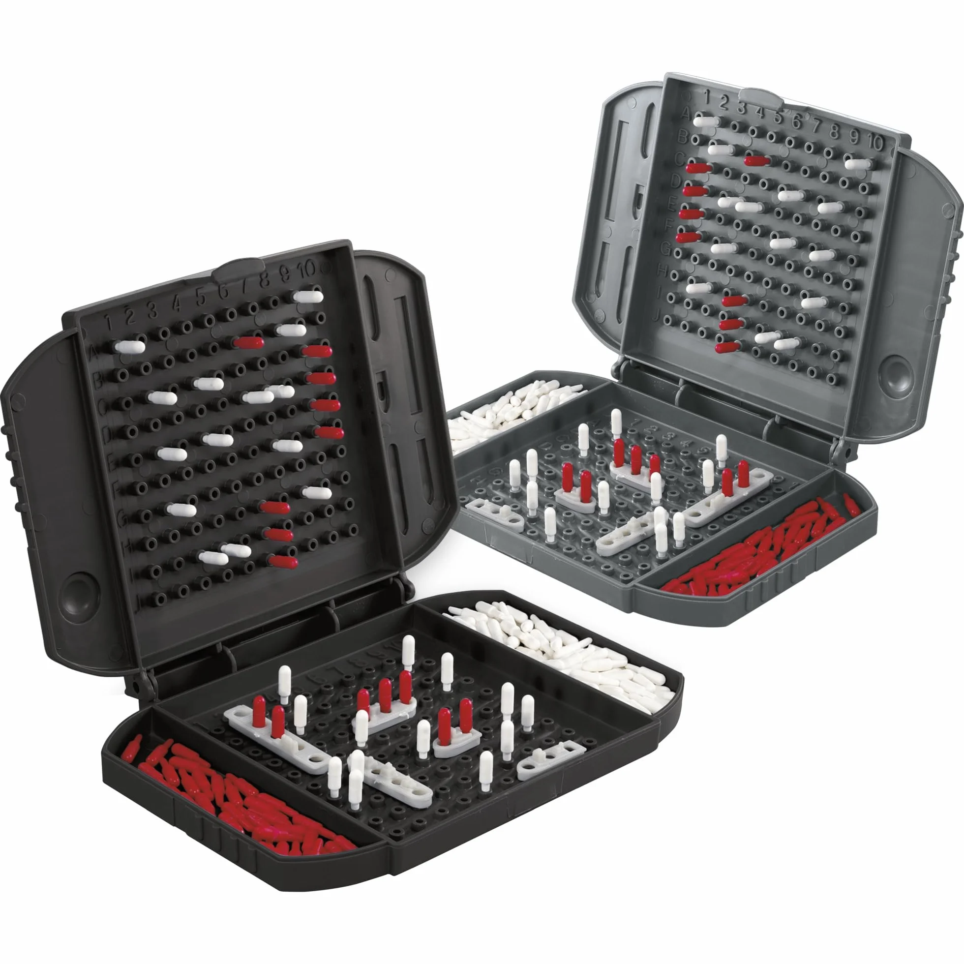 Hasbro Gaming Battleship gra strategiczna, zabawki podróżne dla dzieci, przenośna zabawa dla 2 graczy, grab and go, wiek 7+