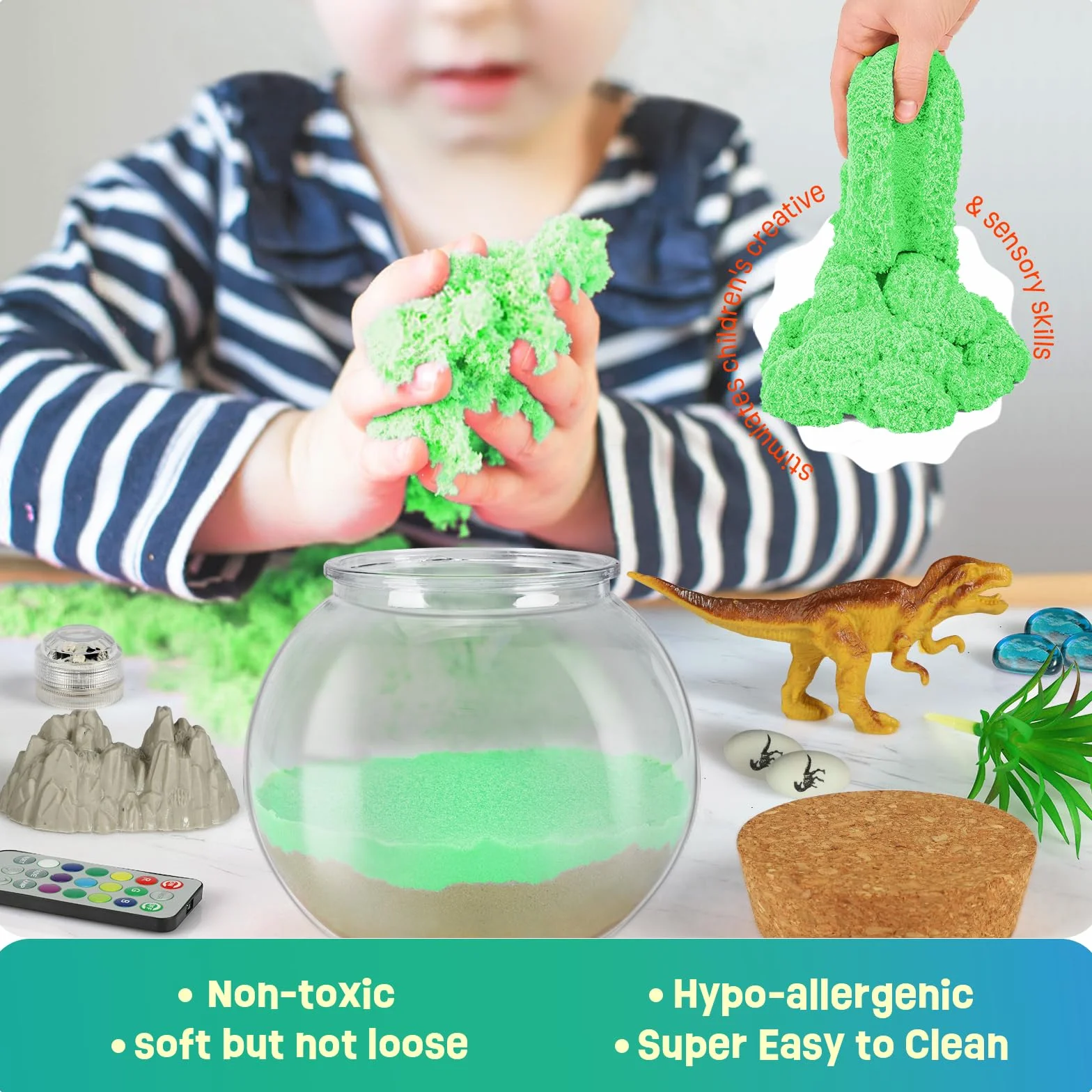 Zestaw dinozaurów Terrarium dla dzieci