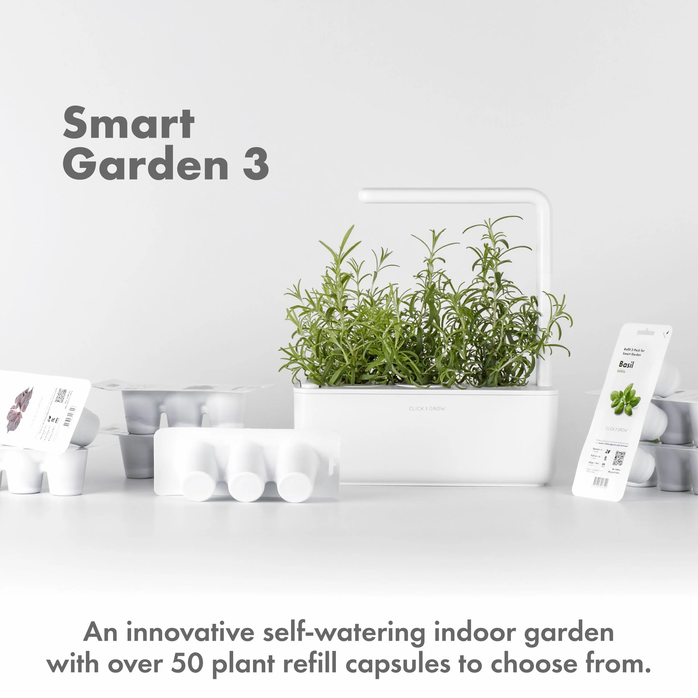 Click and Grow Smart Garden 3 zestaw ogrodniczy do pomieszczeń, beżowy