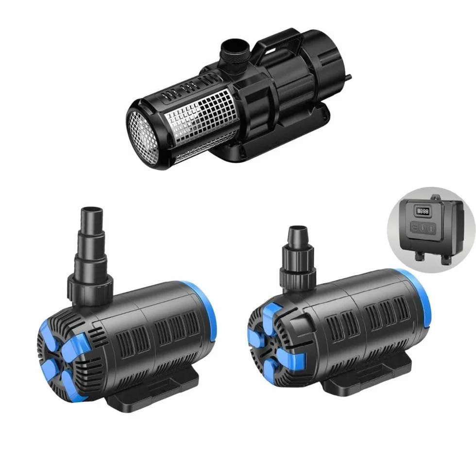 AquaOne CET-35000T Eco pompa do oczka wodnego, regulowana 45-450 W, 13000-32000 l/h