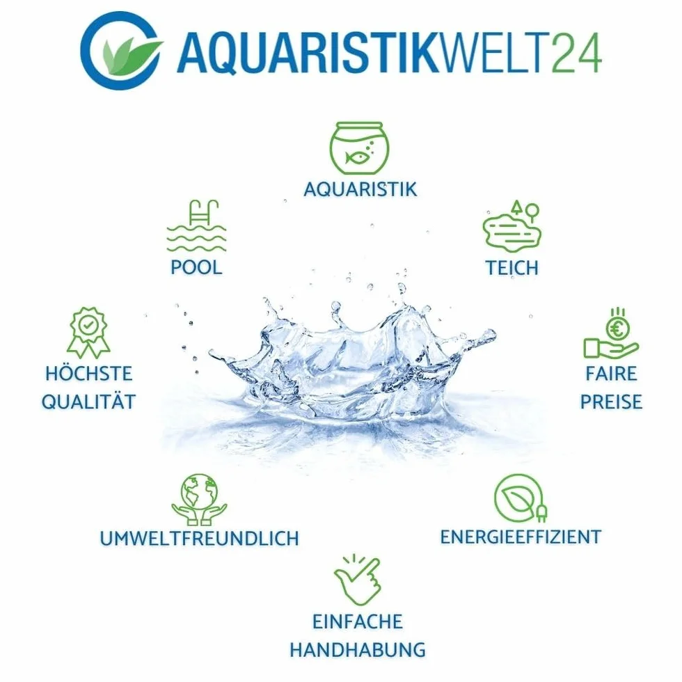 AquaOne CET-35000T Eco pompa do oczka wodnego, regulowana 45-450 W, 13000-32000 l/h