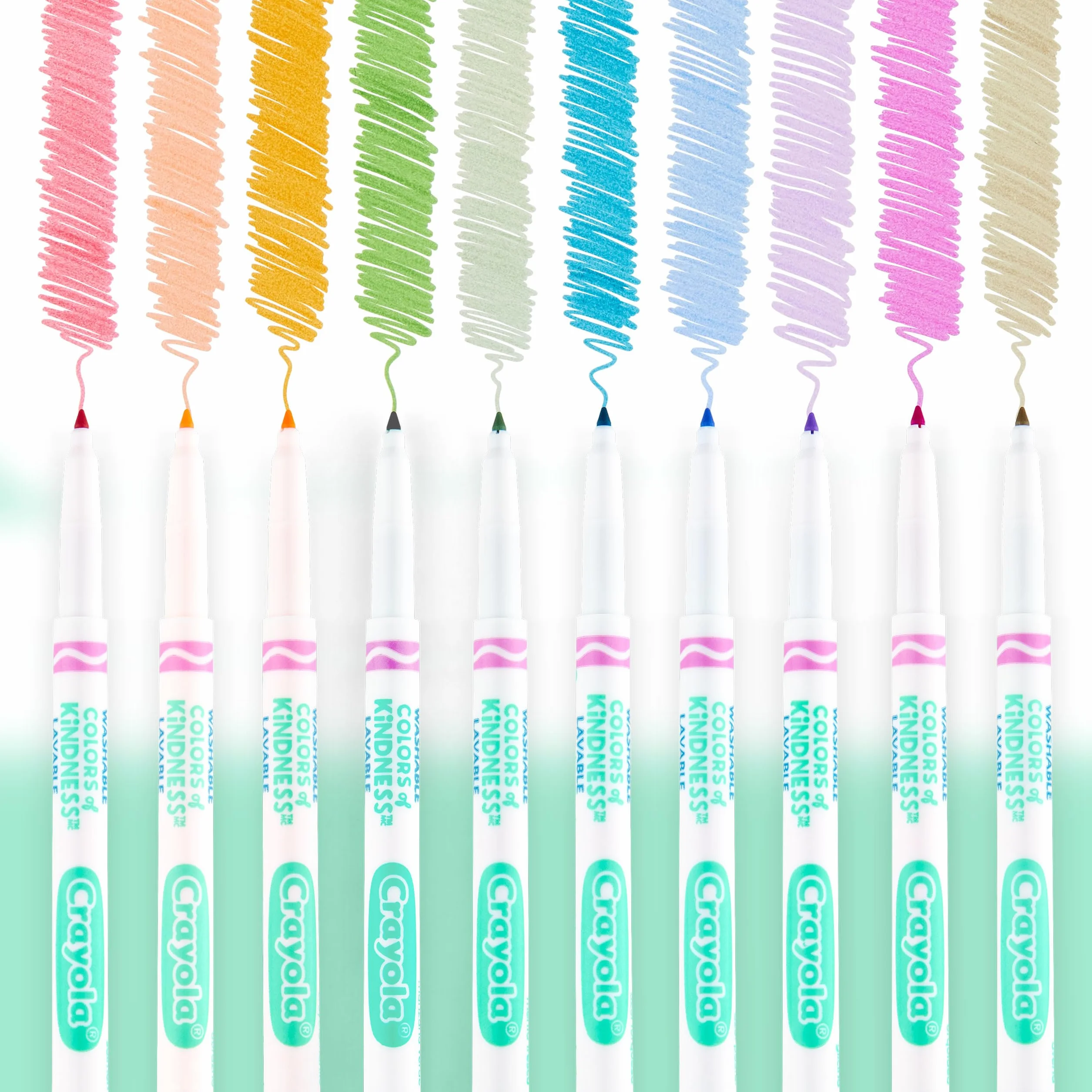 Crayola - Colours of Kindess, walizka, 70 sztuk +, markery, kredki woskowe, ołówki, arkusze kolorowanki, naklejki, kreatywny prezent dla dzieci i dziewcząt, od 4 lat, 04-2941