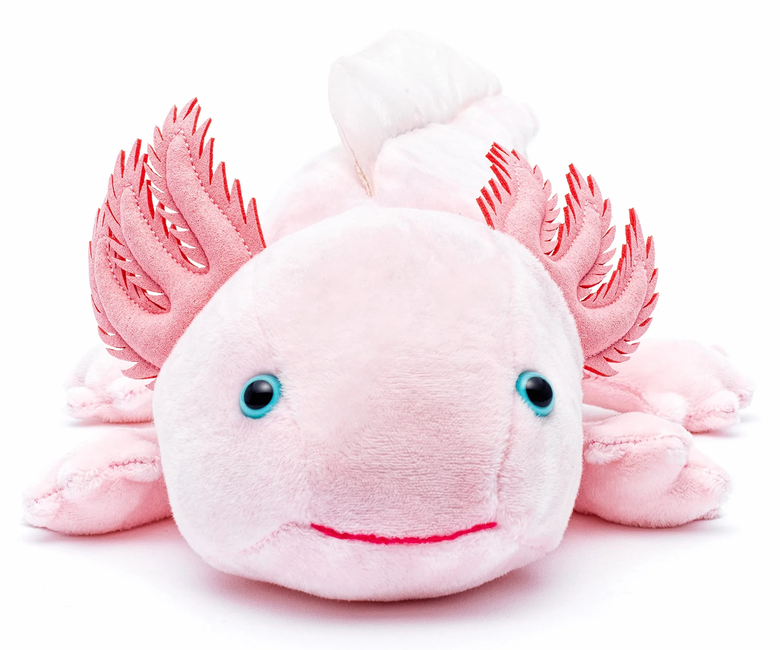 Uni-Toys – Axolotl – 32 cm (długość) – zwierzę wodne – pluszowe zwierzątko pluszowe, maskotka
