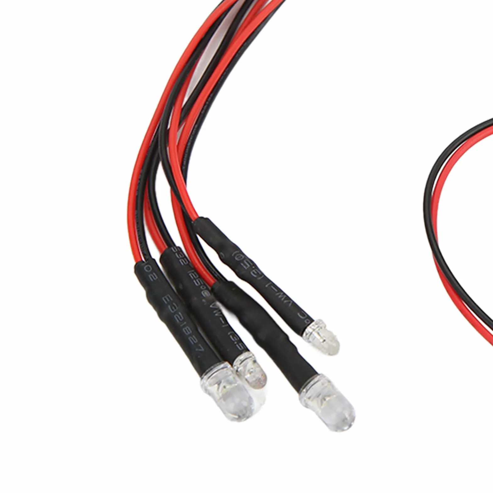 Światło LED Samochodu RC 4 Diody LED Axial SCX24 1/24 Części Modernizacyjne