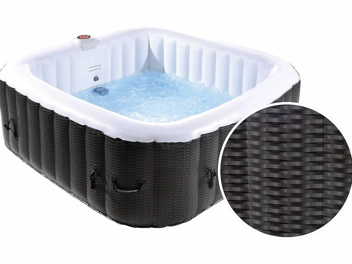 Nadmuchiwane SPA Nice PVC 6 miejsc Brązowy kremowy