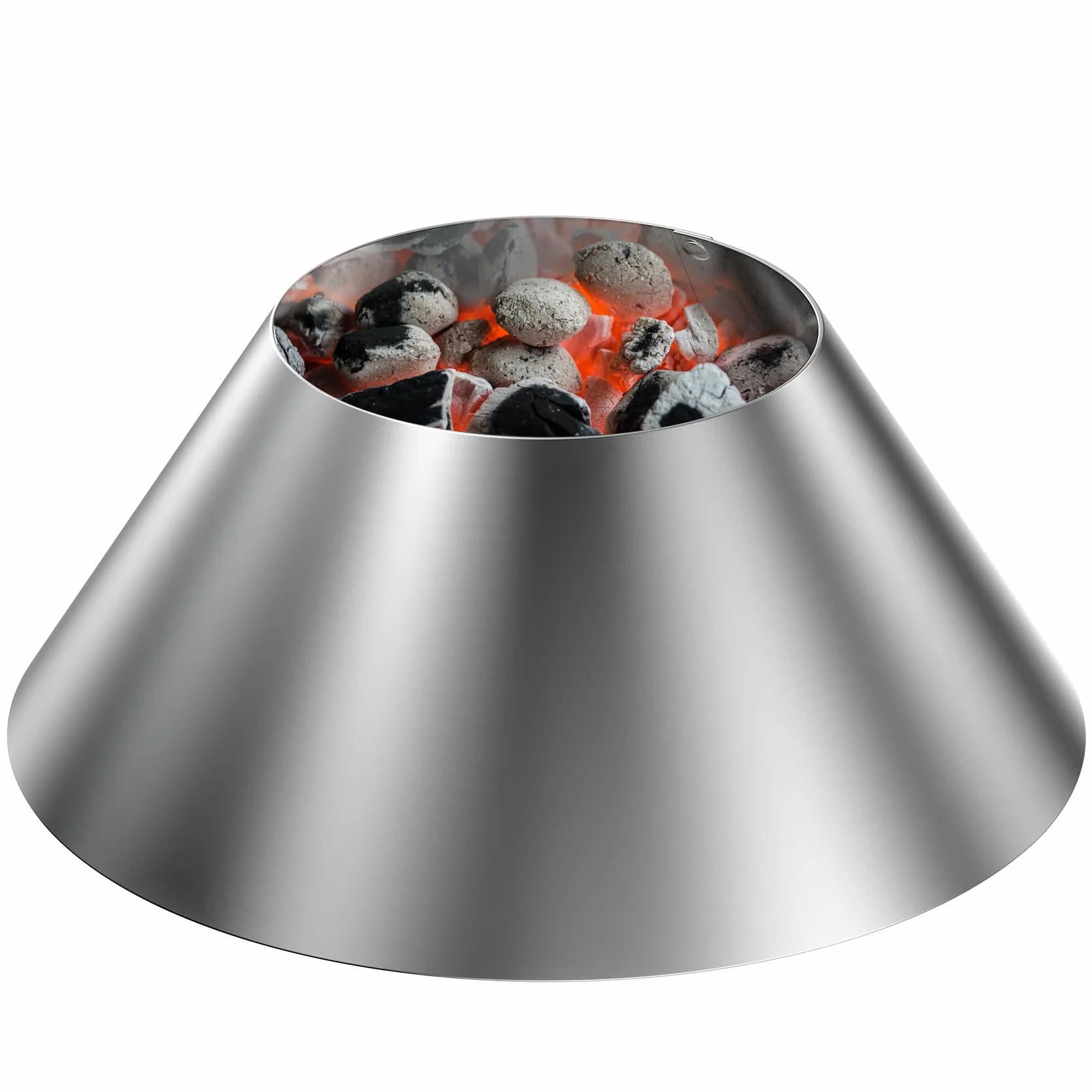 Onlyfire BBQ kosz na węgiel ze stali nierdzewnej do Weber grill 47 cm / 57 cm / 67 cm