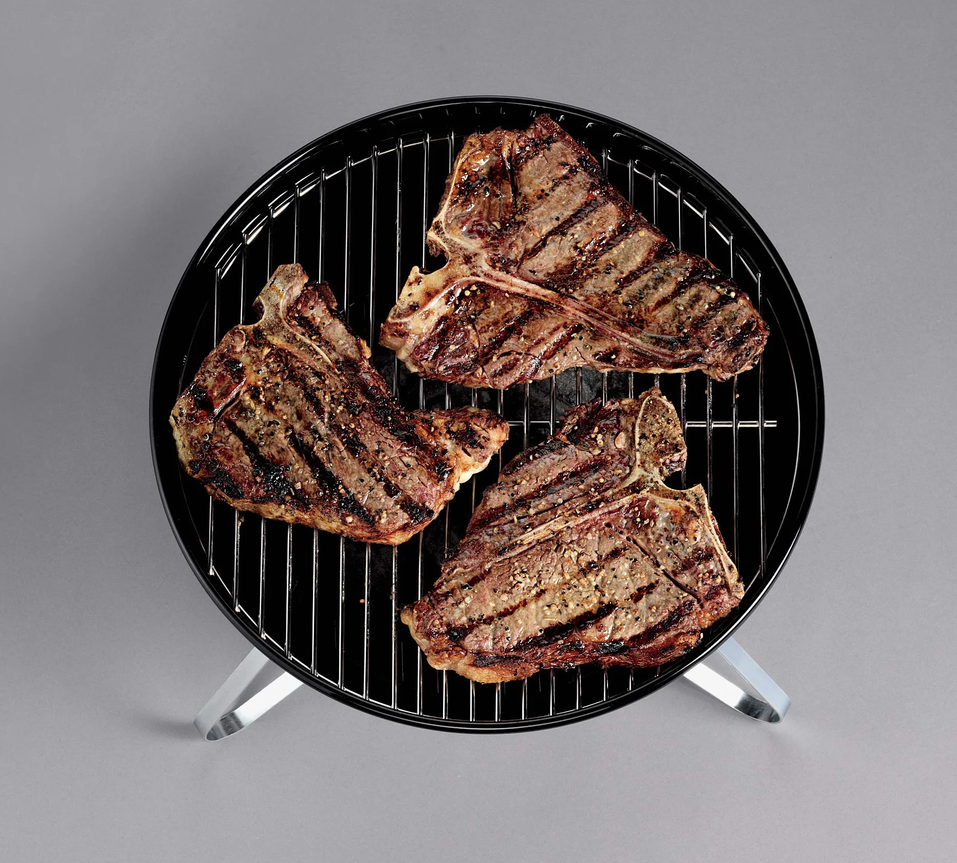 Weber Smokey Joe Original Grill węglowy Ø 37 cm, przenośny grill BBQ z emaliowaną pokrywą - Czarny