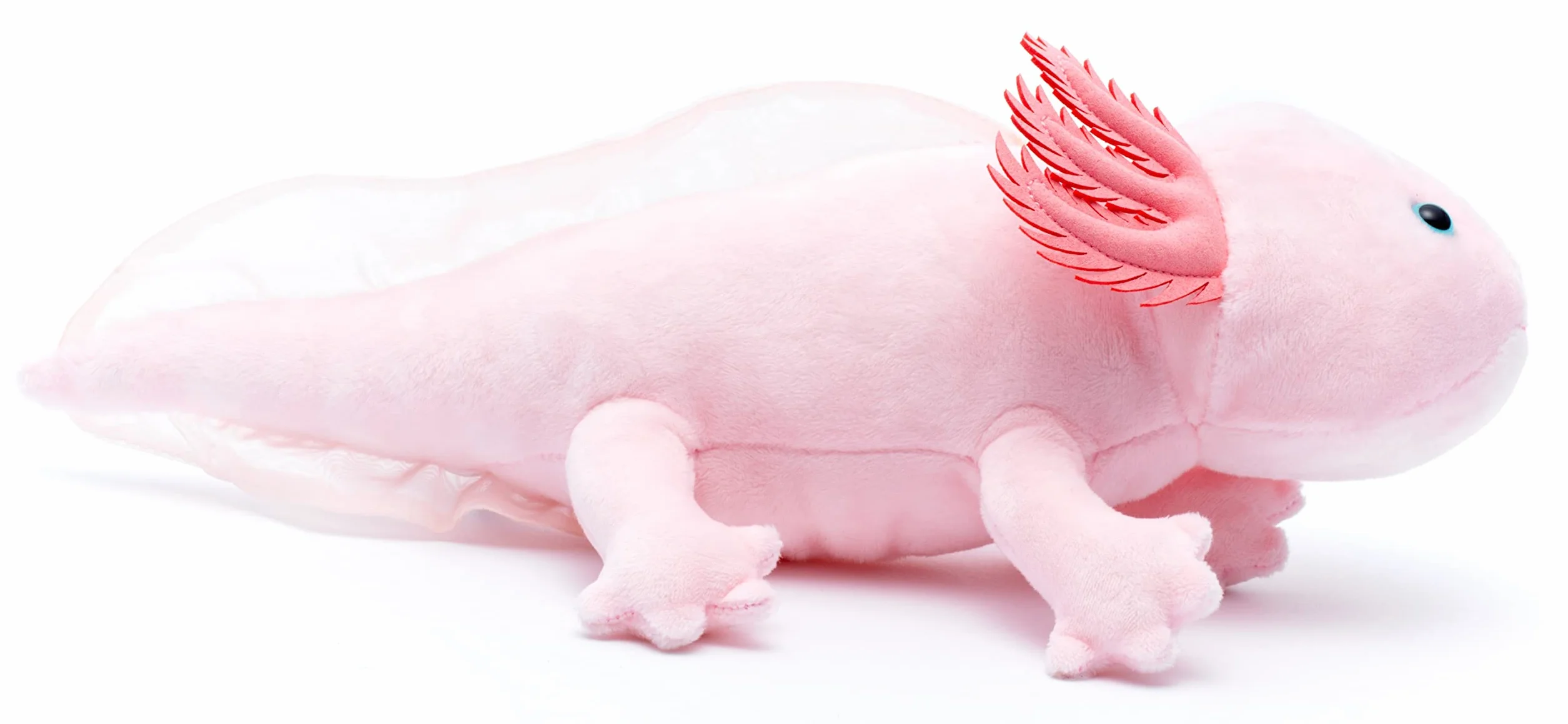 Uni-Toys – Axolotl – 32 cm (długość) – zwierzę wodne – pluszowe zwierzątko pluszowe, maskotka