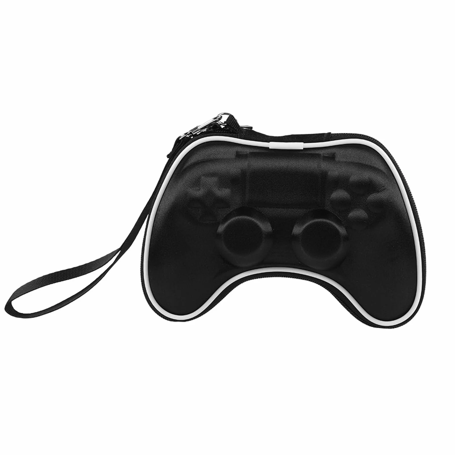 Annadue przenośna torba na kontroler , odporna na wstrząsy torba podróżna do 4 kontroler Gamepad, mocna i trwała (czarna)