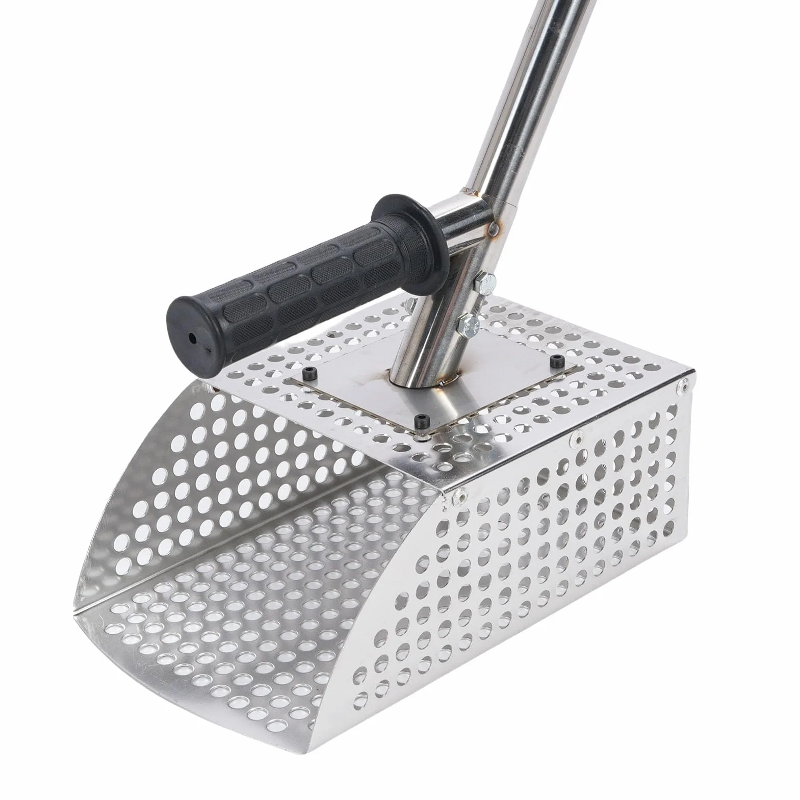 CHICIRIS Wykrywacz Metali Szufelka do Piasku ze Stali Nierdzewnej z Długim Uchwytem