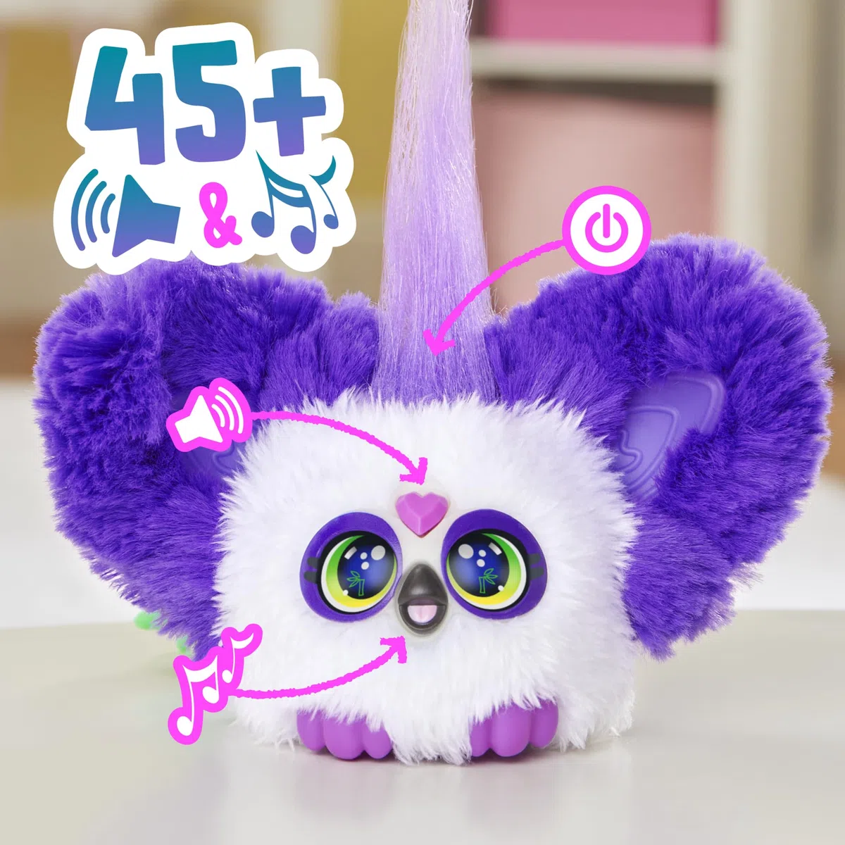 Furby Furblets Bam-Boo, miniaturowa, pluszowa, zabawkowa panda