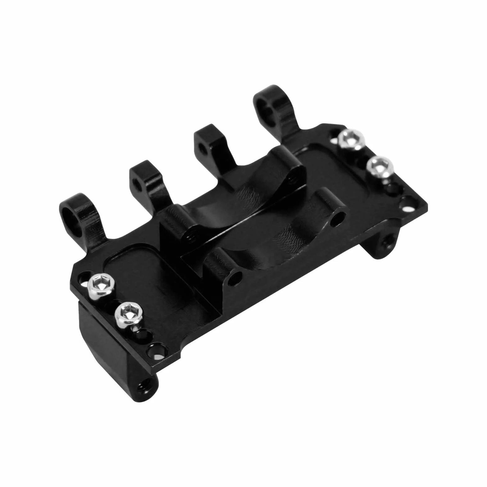 INJORA Regulowany uchwyt serwo CNC aluminium do Axial SCX24 1/24 RC Crawler Upgrade (czarny)