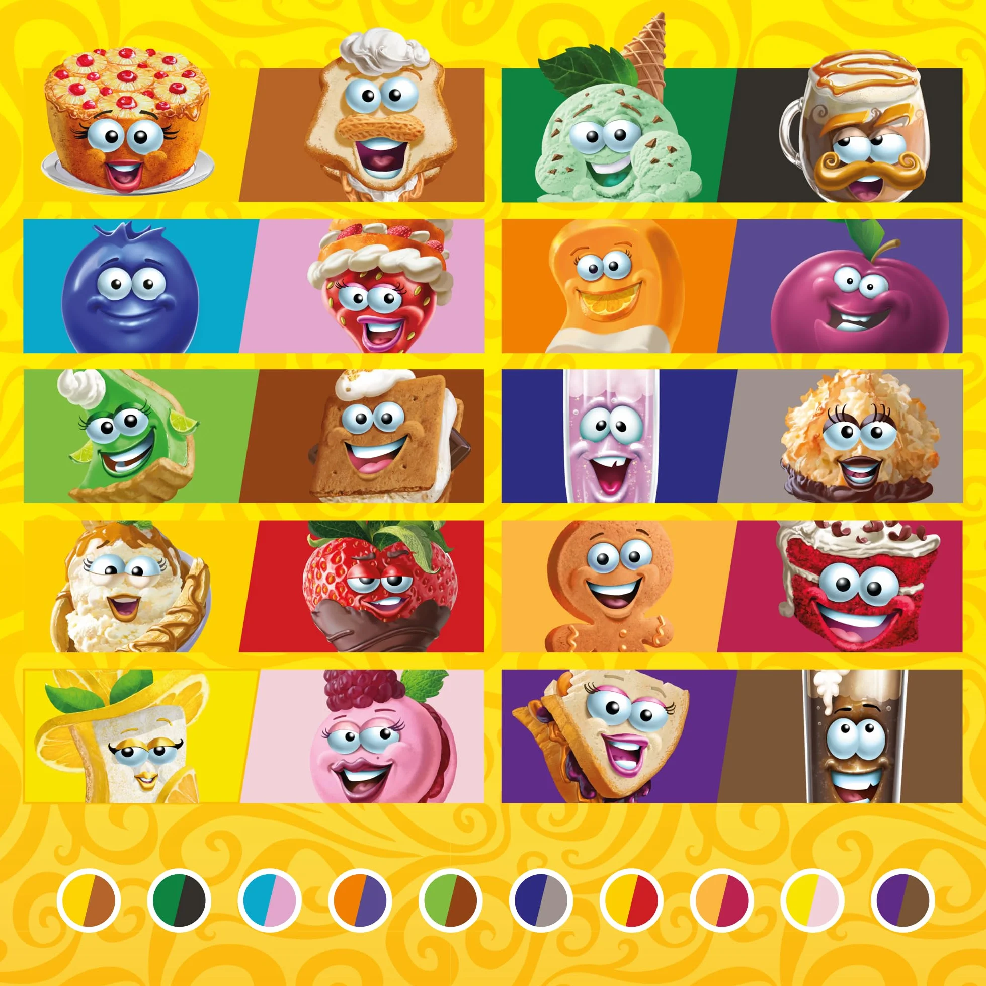 CRAYOLA Zestaw markerów zapachowych Silly Scents z podwójną końcówką, 10-20 kolorów i 20 różnych zapachów do szkoły i wypoczynku - od 3 lat, 58-8344