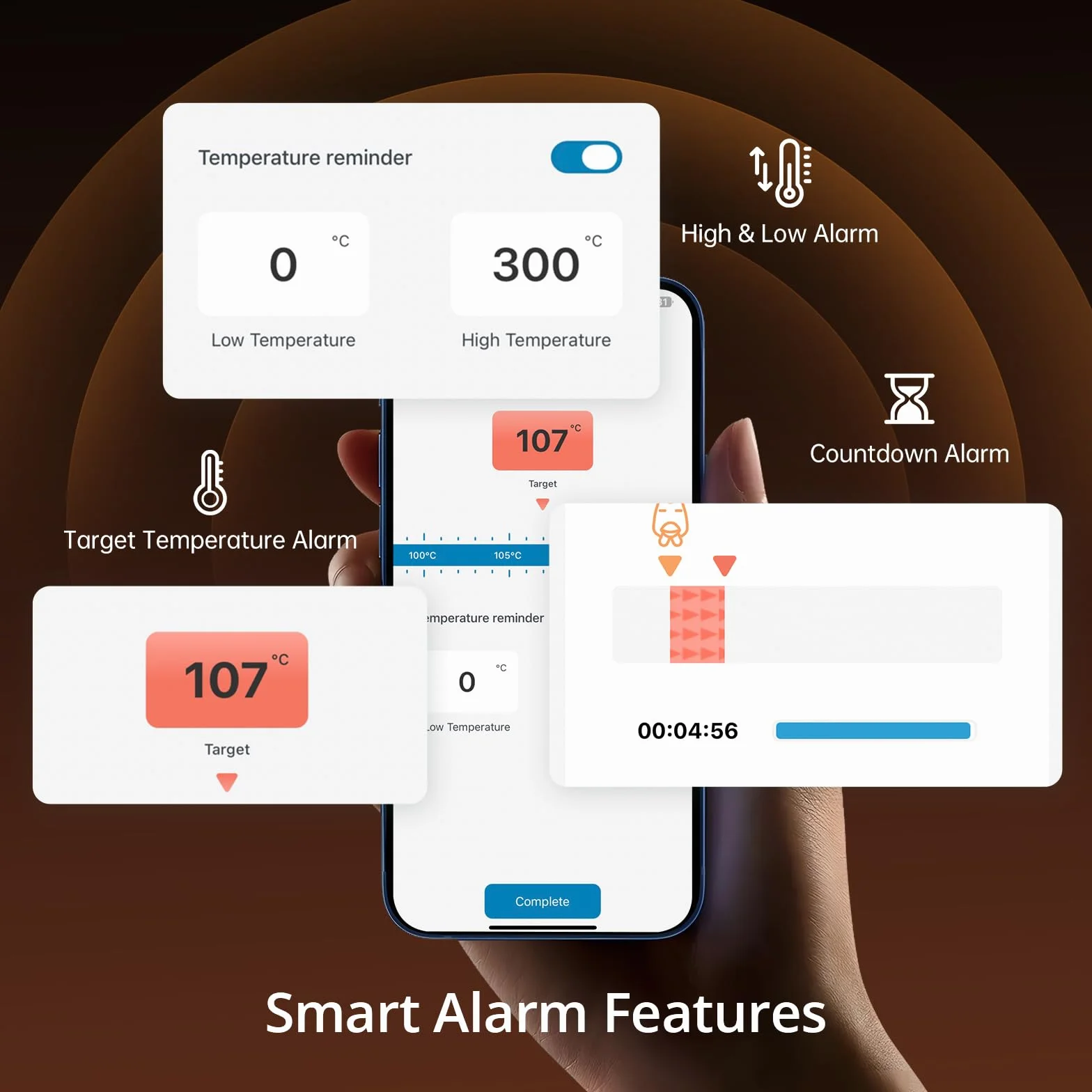 Inkbird Dmuchawa do grilla Wi-Fi 5G Bluetooth 5.0 regulator temperatury z 5 sondami automatyczny wentylator wędzarniczy