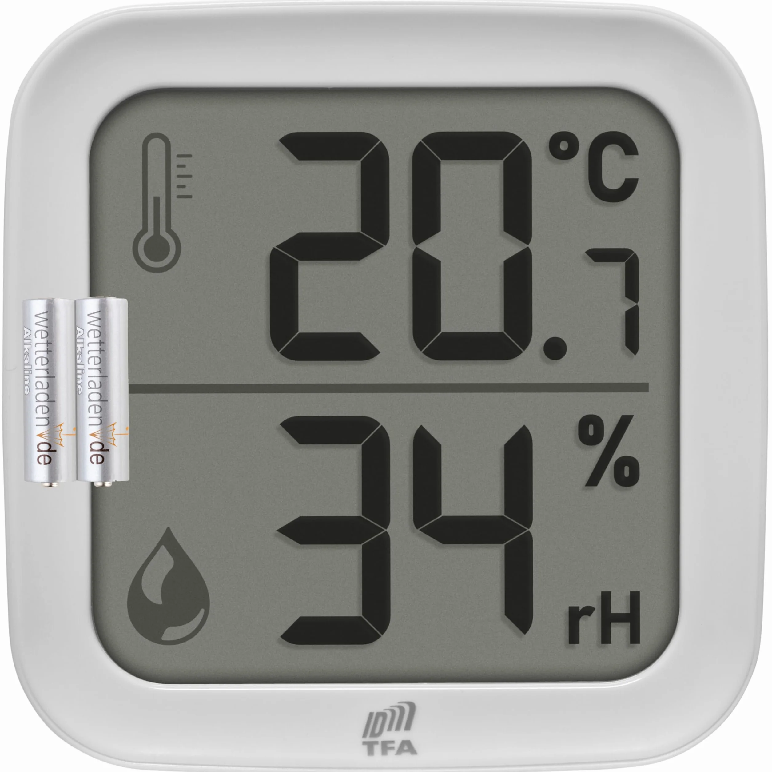 TFA Dostmann TFA-ID wewnętrzny czujnik temperatury i wilgotności 30.3908 868 MHz 100 m