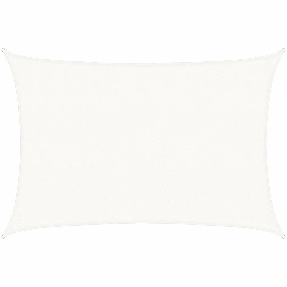 Bussandri Exclusive żagiel przeciwsłoneczny 160 g/m² biały 2,5 x 4 m HDPE