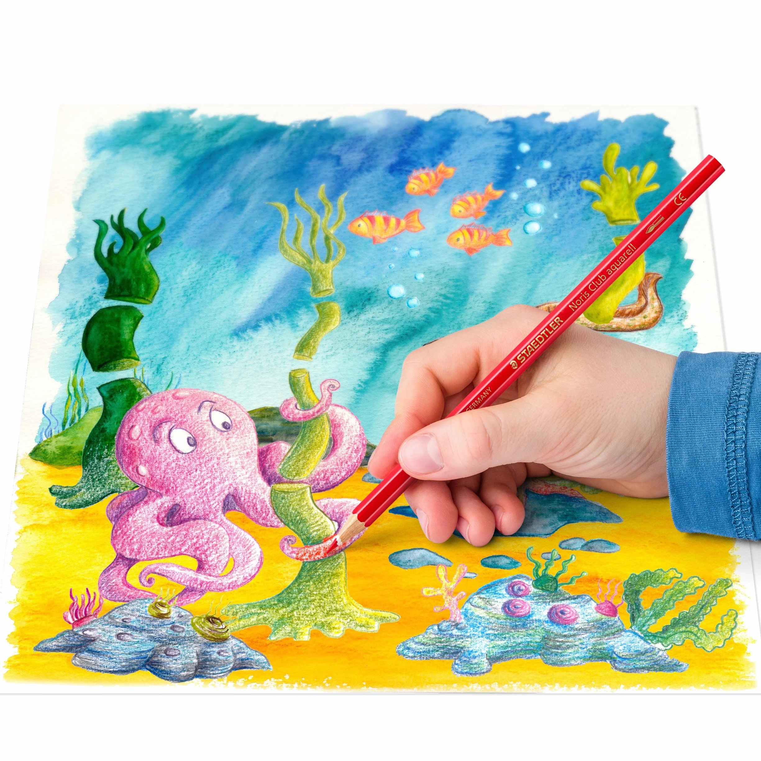 Staedtler Noris Club Aquarell 144 10NC24ST Kredki, Wielokolorowy, 24 sztuki