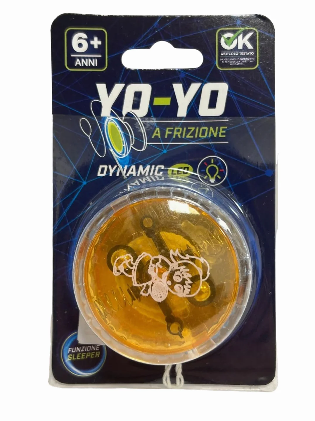 Yoyo dla dzieci i początkujących Yo Yo ze światłem LED i automatyczną reakcją sprzęgła, Yo Yo Yo, do akrobacji Led Yo Yo z efektem świetlnym Yoyo, różne kolory